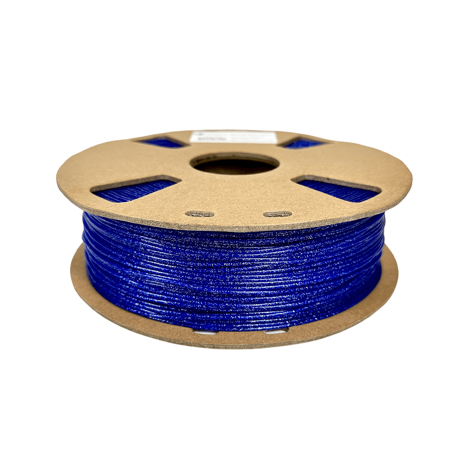 A 1kg spool of Filaform Glitter PLA in Blue