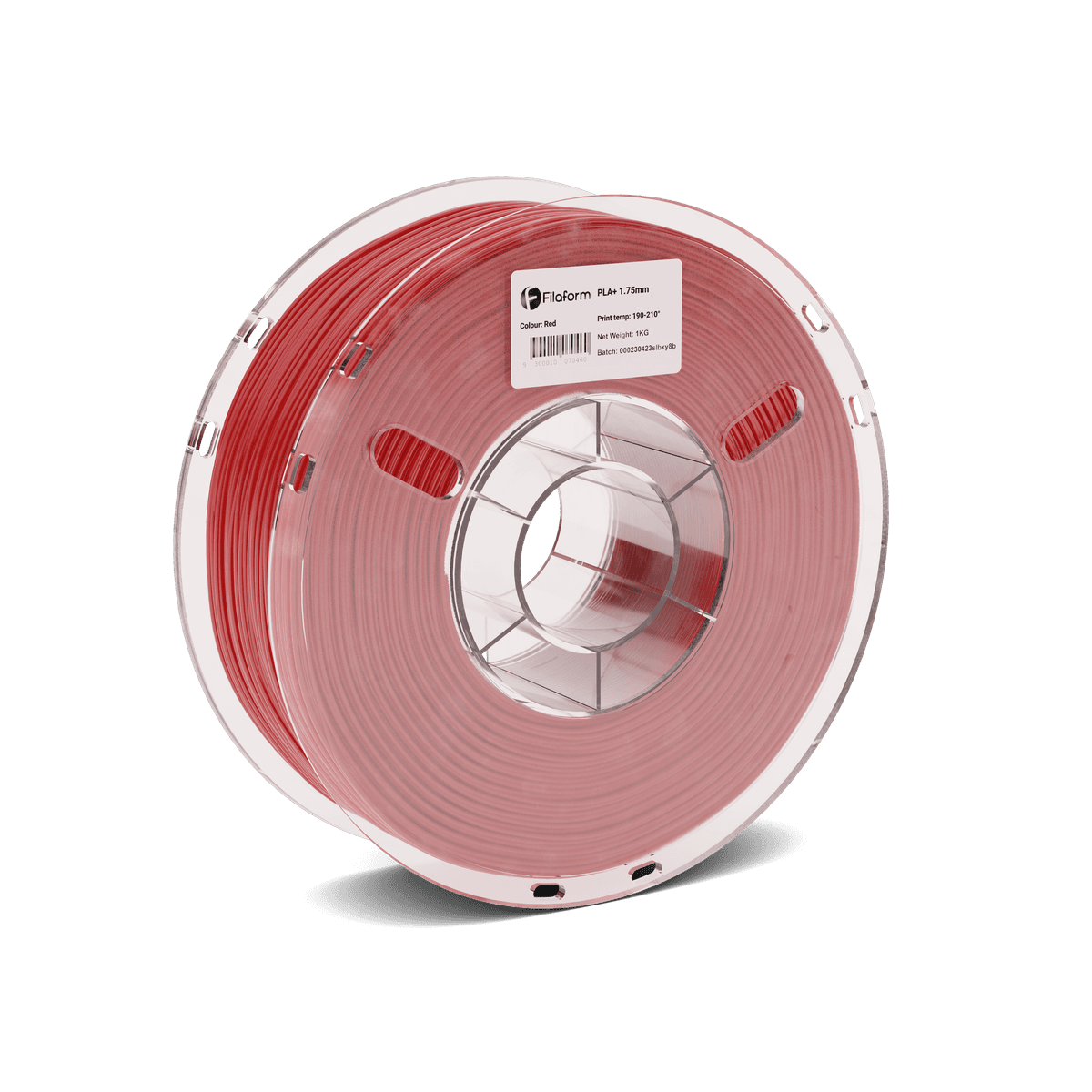 A 1kg spool of Filaform Tough PLA+ V3 in Red