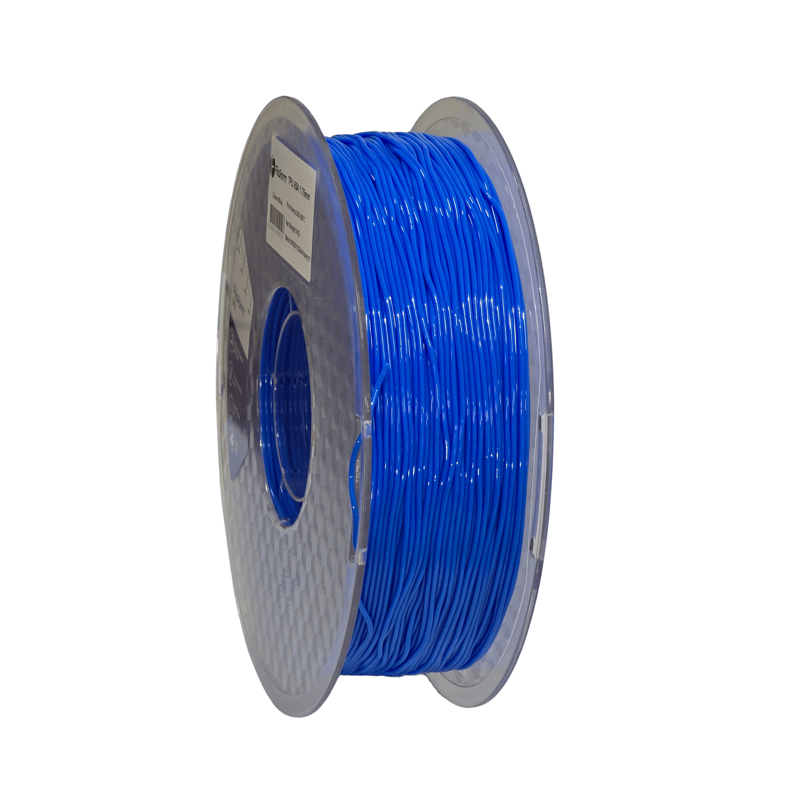 A 1kg spool of Filaform TPU in Blue