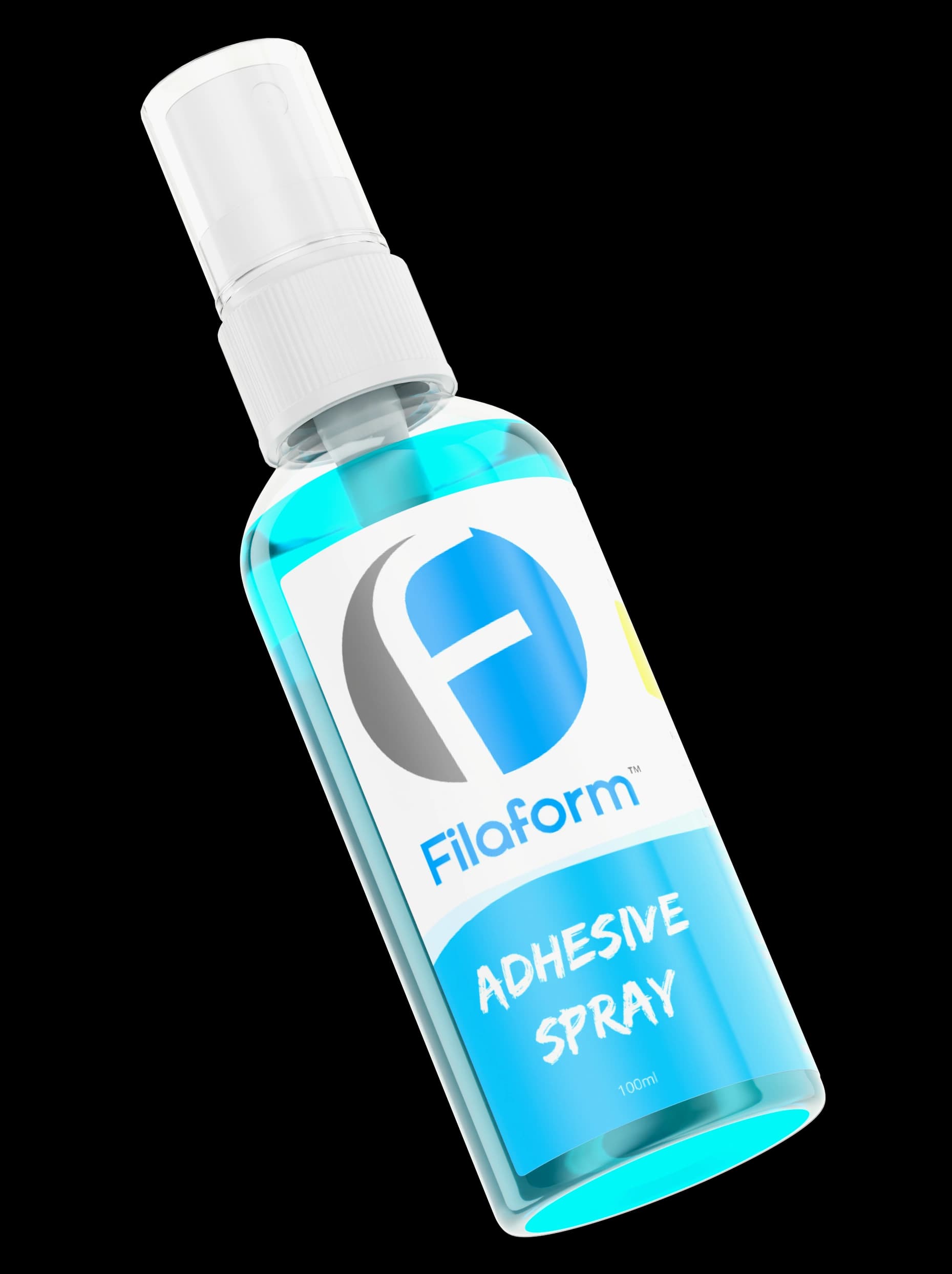 A 100 ml bottle of Filaform Adhesive Spray