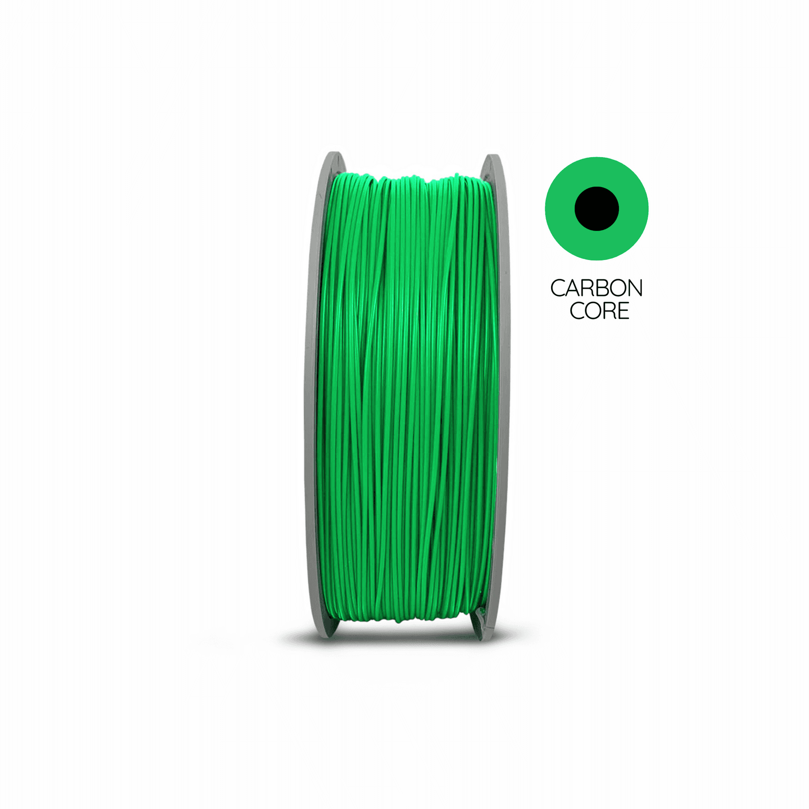 A 1kg spool of Filaform PLA Pro Carbon Fibre in Green